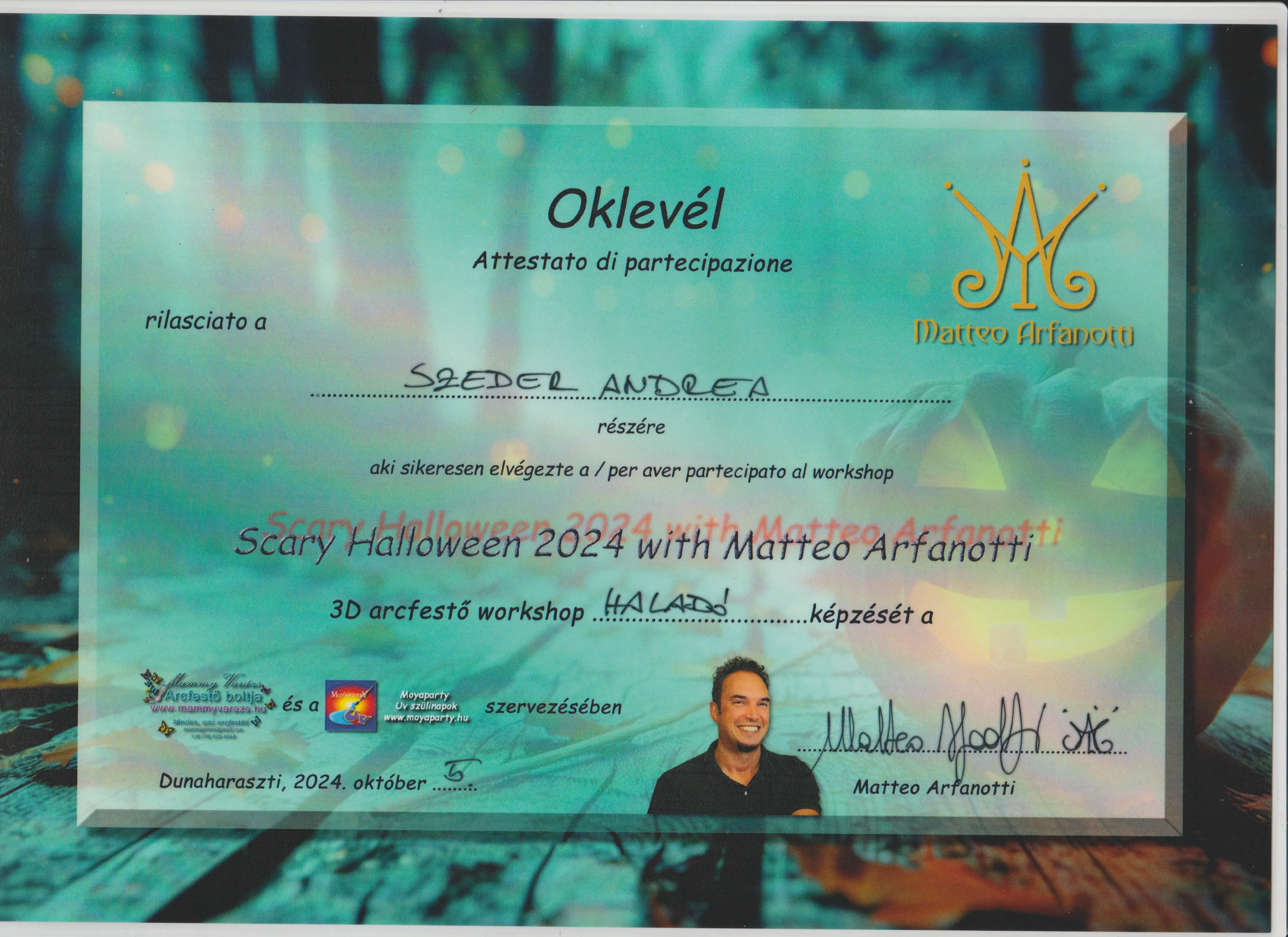 Matteo Arfanotti - 2024 október