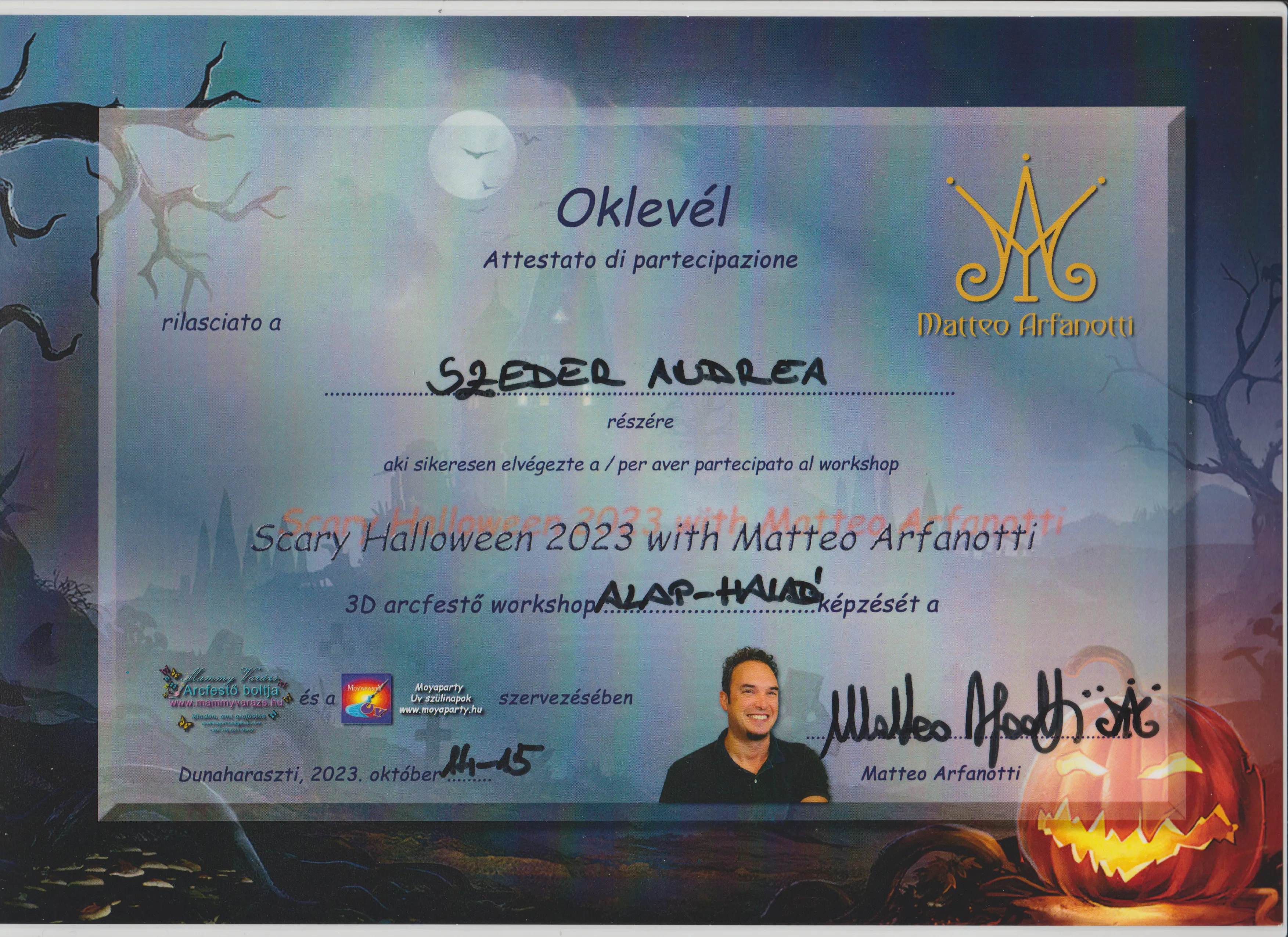 Matteo Arfanotti - 2023 október